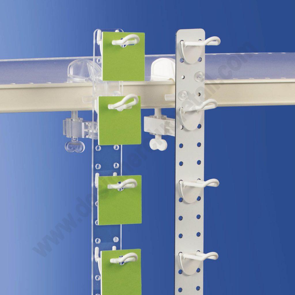 TRANSPARENT SUPPORT FOR PEGBOARD PRONGS Retail