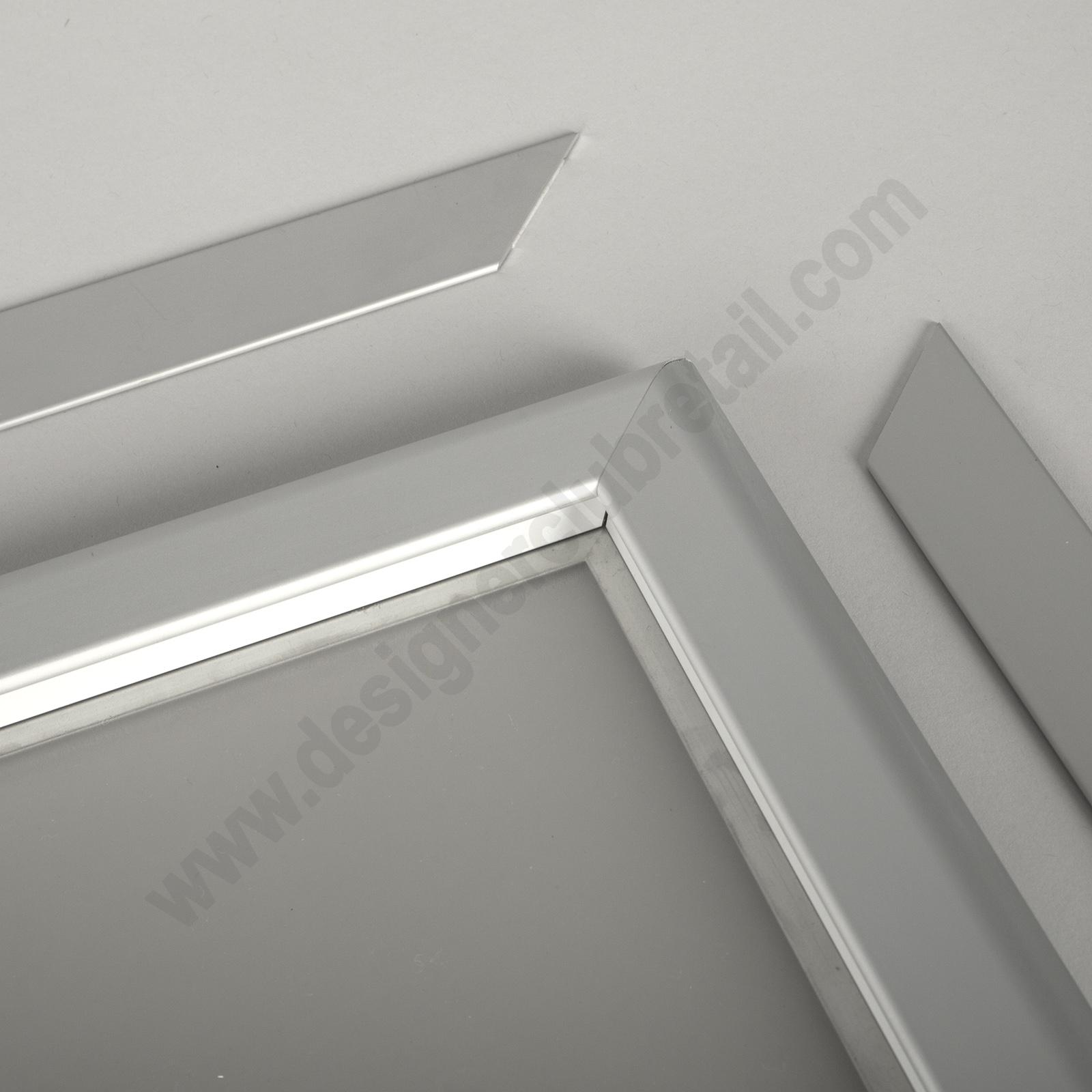 Bi-Office Cornice Da Parete Con Chiusura A Scatto E Angoli Arrotondati - Foto 2